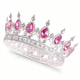 Baroque Teardrop Rhinestone Bridal Tiara Crown