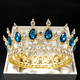 Baroque Teardrop Rhinestone Bridal Tiara Crown