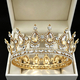 Baroque Teardrop Rhinestone Bridal Tiara Crown
