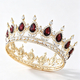 Baroque Teardrop Rhinestone Bridal Tiara Crown
