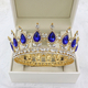 Baroque Teardrop Rhinestone Bridal Tiara Crown