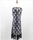 Ärmelloses paillettenverziertes kurzes Kleid mit Quasten