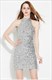 Einfaches elegantes ärmelloses kurzes Etuikleid mit Pailletten Cocktailkleid