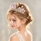 Butterfly crown handmade headpiece Girls' Crystal Tiara Crown Headpiece