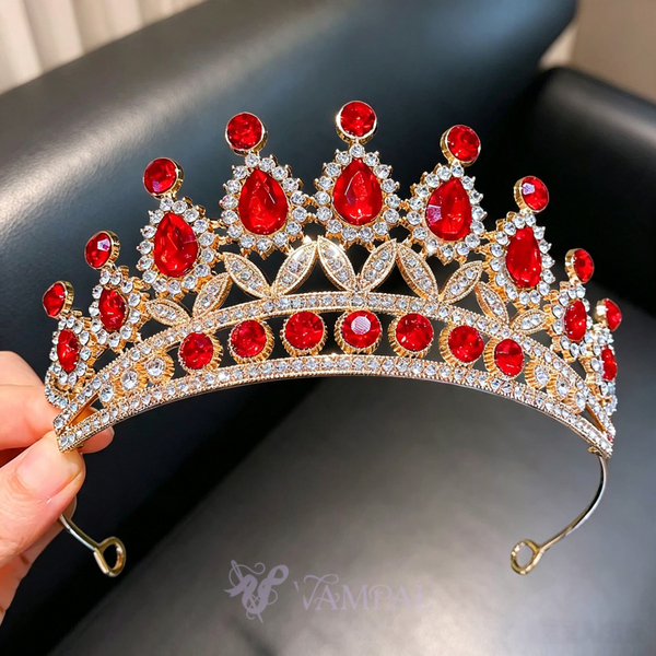 Crystal Tiara Crown Headpiece For Girls