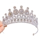 Crystal Tiara Crown Headpiece For Girls