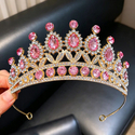 Crystal Tiara Crown Headpiece For Girls