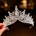 Baroque Crystal Bridal Tiara Headpiece