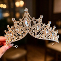 Baroque Crystal Bridal Tiara Headpiece