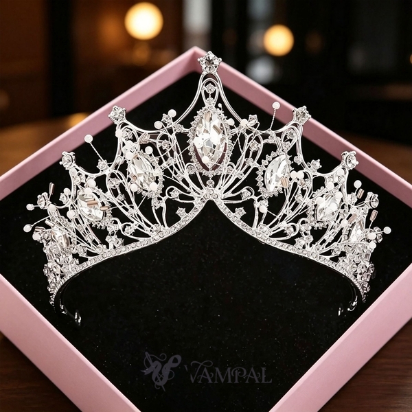 Handmade Princess Tiara Crown Headpiece For Girls