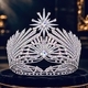 Baroque Pearl Crown Headpiece For Pageant Runway Performance
