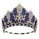 Crystal Bridal Large Crown Baroque Tiara