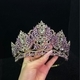 Crystal Bridal Large Crown Baroque Tiara