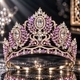 Crystal Bridal Large Crown Baroque Tiara