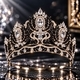 Crystal Bridal Large Crown Baroque Tiara