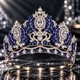 Crystal Bridal Large Crown Baroque Tiara