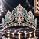 Crystal Bridal Large Crown Baroque Tiara
