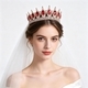 Baroque Full-Round Crown Bridal Tiara With Rhinestones