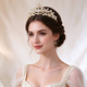 Baroque Rhinestone Princess Tiara For Bridal Wedding