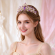 Baroque Rhinestone Princess Tiara For Bridal Wedding