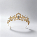 Baroque Rhinestone Princess Tiara For Bridal Wedding