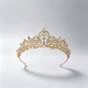 Baroque Rhinestone Princess Tiara For Bridal Wedding