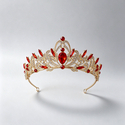 Baroque Rhinestone Princess Tiara For Bridal Wedding