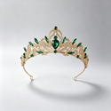 Baroque Rhinestone Princess Tiara For Bridal Wedding