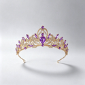 Baroque Rhinestone Princess Tiara For Bridal Wedding