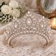 Baroque Rhinestone Bridal Crown Wedding Hair Accessory Tiara
