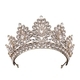 Baroque Rhinestone Bridal Crown Wedding Hair Accessory Tiara