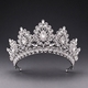 Baroque Rhinestone Bridal Crown Wedding Hair Accessory Tiara