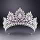 Baroque Rhinestone Bridal Crown Wedding Hair Accessory Tiara