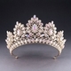 Baroque Rhinestone Bridal Crown Wedding Hair Accessory Tiara