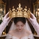 Herren-Königin-Tiara-Braut-Kopfschmuck-Krone