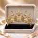Herren-Königin-Tiara-Braut-Kopfschmuck-Krone