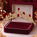 Elegant Crystal Princess Crown Headpiece