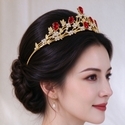 Elegant Crystal Princess Crown Headpiece