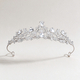 Elegant Crystal Princess Crown Headpiece