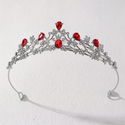 Elegant Crystal Princess Crown Headpiece