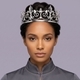 Baroque Crown Vintage Court Style Tiara Hair Accessory