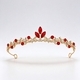 Korean-Style Rhinestone Bridal Crown Tiara