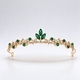Korean-Style Rhinestone Bridal Crown Tiara