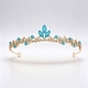 Korean-Style Rhinestone Bridal Crown Tiara