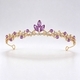 Korean-Style Rhinestone Bridal Crown Tiara
