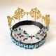 Beauty Pageant Large Crown Gold Style Large Round Crown Tiara For Bridal Wedding And Pageant