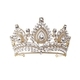 Rhinestone Crown Hair Accessory For Wedding And Birthday