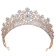 Baroque Crown Headpiece Bridal Tiara Headband