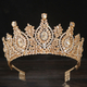 Baroque Rhinestone Bridal Tiara Crown