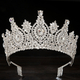 Baroque Rhinestone Bridal Tiara Crown